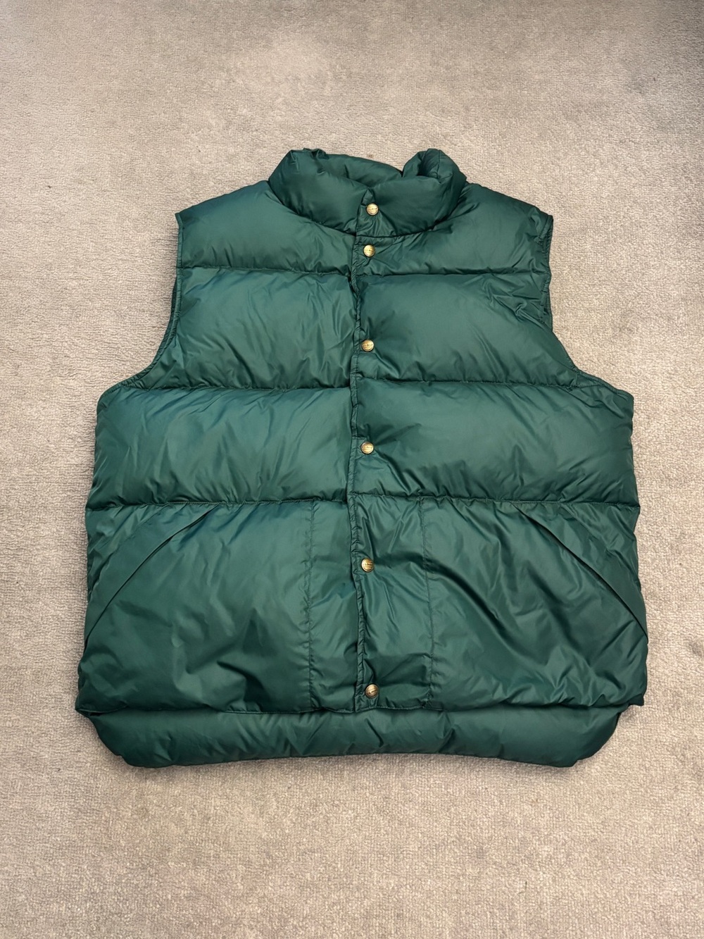 L.L. Bean Down Puffer Vest Green Men’s Vintage
